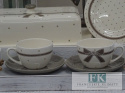 KOLEKCJA CREAM RIBBON FILIŻANKA ZE SPODKIEM poj. 300 ml styl francuski, shabby, vintage KOLEKCJA CREAM RIBBON FILIŻANKA ZE SPODKIEM poj. 300 ml styl francuski, shabby, vintage