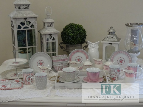 KOLEKCJA PINK ROSES PATERA 2-poziomowa styl francuski, shabby, vintage KOLEKCJA PINK ROSES PATERA 2-poziomowa styl francuski, shabby, vintage