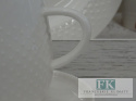 KOLEKCJA WHITE DROP FILIŻANKA ZE SPODKIEM poj. 300ml. styl francuski, shabby, vintage KOLEKCJA WHITE DROP FILIŻANKA ZE SPODKIEM poj. 300ml. styl francuski, shabby, vintage