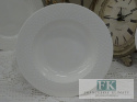 KOLEKCJA WHITE DROP TELERZ GŁĘBOKI śr. 22 cm cmstyl francuski, shabby, vintage