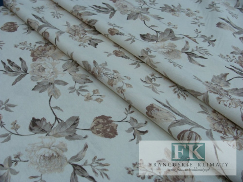 TKANINA ZASŁONOWA OBRUSOWA SZER 140 CM MARANTA drobna BEŻOWA