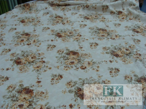 TKANINA ZASŁONOWA OBRUSOWA SZER 140 CM BAWEŁNA MJP OLIWKA