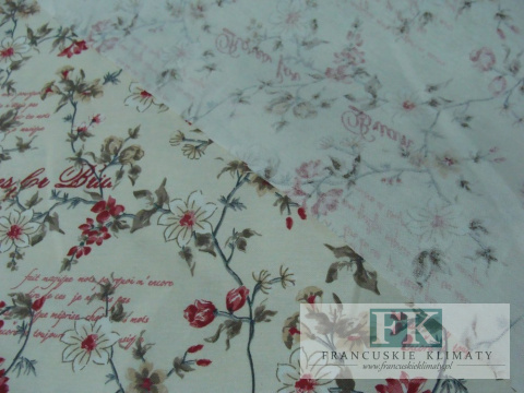 TKANINA ZASŁONOWA OBRUSOWA SZER 180 CM rosa czerwona