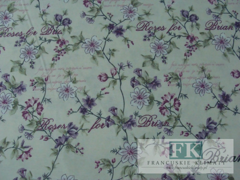 TKANINA ZASŁONOWA OBRUSOWA SZER 180 CM rosa fioletowa