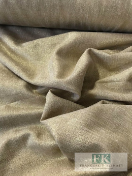 Materiał ZASŁONY obrusy GLAMOUR GLANS 280 ZŁOTO