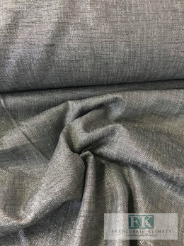 Materiał ZASŁONY obrusy GLAMOUR GLANS 280 SREBRO