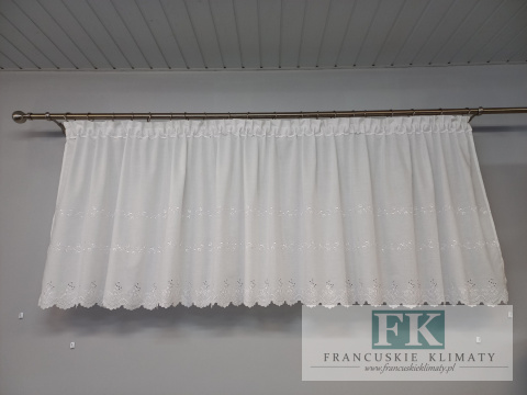 FIRANA , ZAZDROSTKA BAWEŁNA HAFTOWANA 325/85, , PROWANSJA SHABBY CHIC , VINTAGE