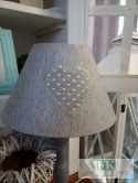 LAMPA SHABBY CHIC WYS 49 CM VINTAGE RETRO SERCE