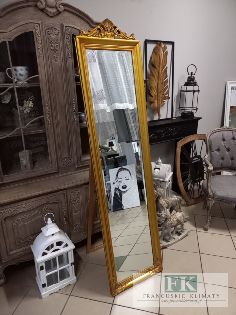 LUSTRO STOJĄCE TREMO ZŁOTO korona 179,5 cm LUSTRO STOJĄCE TREMO ZŁOTO korona 179,5 cm