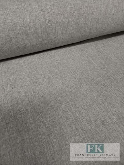 TKANINA MATERIAŁ ZASŁONOWY , OBRUSOWY SZER 160 CM SZARY MELANŻ
