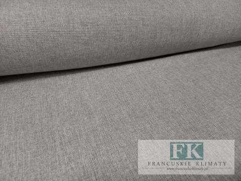 TKANINA MATERIAŁ ZASŁONOWY , OBRUSOWY SZER 160 CM SZARY MELANŻ