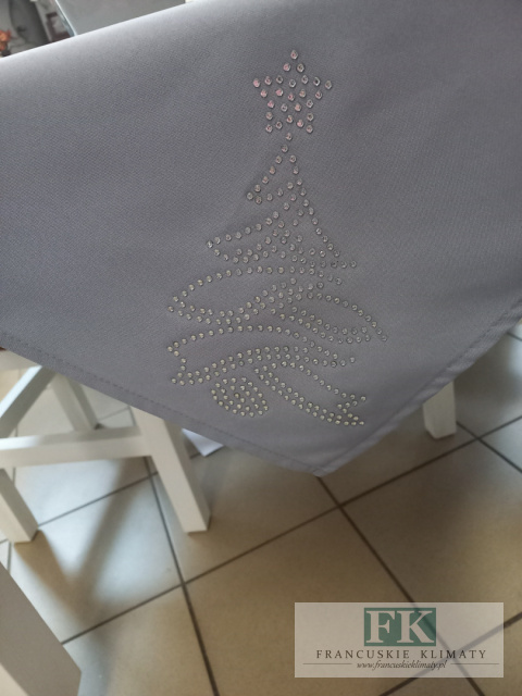 SERWETA BIEŻNIK 85X85 CHOINKA DŻETY ŚWIĘTA