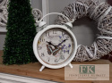 ZEGAR W KSZTAŁCIE BUDZIKA MOTYL 27 CM , metal ZEGAR W KSZTAŁCIE BUDZIKA MOTYL 27 CM , metal
