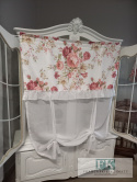 FIRANA EKRAN PANEL ROLETKA KWIATY FALBANA BATYST PROWANSJA VINTAGE
