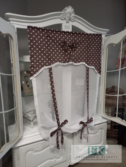 ROLETKA, EKRAN , PANEL PROWANSJA , SHABBY, SZER 80 CM WYS 140 BATYST , BAWEŁNA