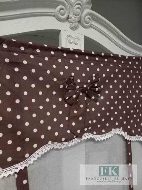 ROLETKA, EKRAN , PANEL PROWANSJA , SHABBY, SZER 80 CM WYS 140 BATYST , BAWEŁNA
