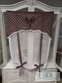 ROLETKA, EKRAN , PANEL PROWANSJA , SHABBY, SZER 80 CM WYS 140 BATYST , BAWEŁNA