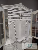 ROLETKA, EKRAN , PANEL PROWANSJA , SHABBY, SZER 80 CM WYS 140 BATYST , BAWEŁNA
