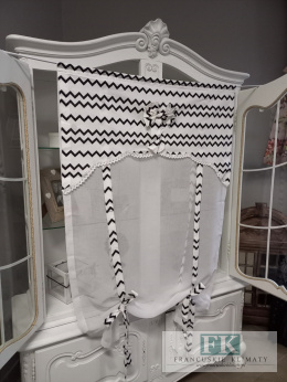ROLETKA, EKRAN , PANEL PROWANSJA , SHABBY, SZER 80 CM WYS 140 BATYST , BAWEŁNA