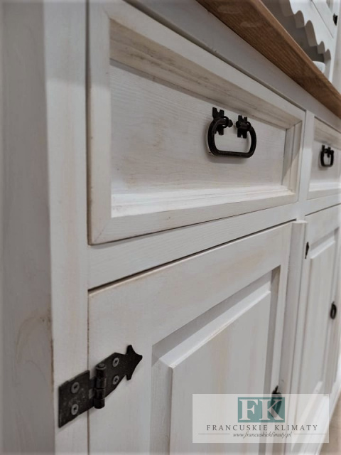 SERWANTKA KREDENS WITRYNA seria PROWANSJA wys.195cm LITE DREWNO shabby vintage SERWANTKA KREDENS WITRYNA seria PROWANSJA wys.195cm LITE DREWNO shabby vintage