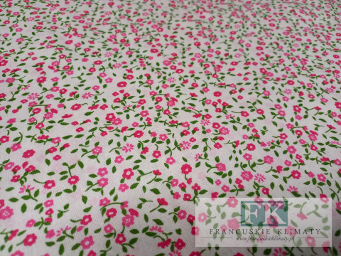 TKANINA BAWEŁNIANA , BAWEŁNA 100% , szer 160 CM ŁĄCZKA RÓŻOWA