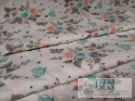 TKANINA BAWEŁNIANA , BAWEŁNA 100% , szer 160 CM PASTELOWE KWIATY TKANINA BAWEŁNIANA , BAWEŁNA 100% , szer 160 CM PASTELOWE KWIATY