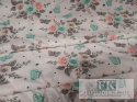 TKANINA BAWEŁNIANA , BAWEŁNA 100% , szer 160 CM PASTELOWE KWIATY TKANINA BAWEŁNIANA , BAWEŁNA 100% , szer 160 CM PASTELOWE KWIATY