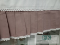 ZAZDROSTKA 100X40 KWIATEK KORONKA BAWEŁNA 100%