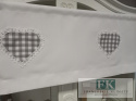 ZAZDROSTKA DWUTRONNA SERCE KRATKA koronka 30/100 SHABBY CHIC, VINTAGE , RETRO