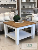 seria PROWANSJA - LITE DREWNO ! - STOLIK KAWOWY 75/75 cm SHABBY