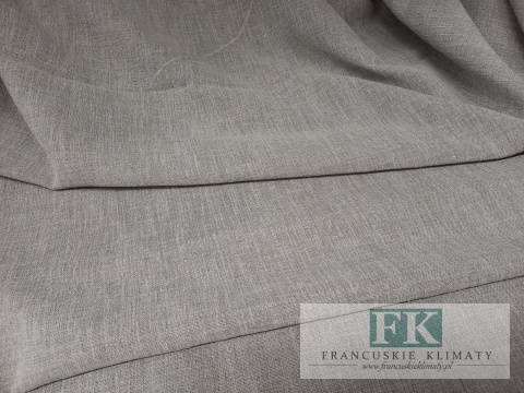 MATERIAŁ , TKANINA STAL , NATURA GRUBY SPLOT wysokość ok 300 cm