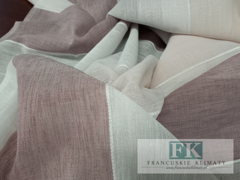 MATERIAŁ , TKANINA ZASŁONOWA PASY SZER 300 CM