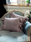 plusz - velvet PODUSZKA 64X40 FALBANY STYL FRANCUSKI PROWANSALSKI VINATGE plusz - velvet PODUSZKA 64X40 FALBANY STYL FRANCUSKI PROWANSALSKI VINATGE