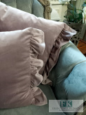plusz - velvet PODUSZKA 64X40 FALBANY STYL FRANCUSKI PROWANSALSKI VINATGE plusz - velvet PODUSZKA 64X40 FALBANY STYL FRANCUSKI PROWANSALSKI VINATGE