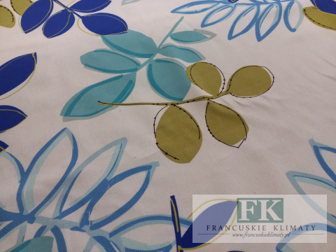 ! TKANINA MATERIAŁ SZER 140 CM KWIATY PASTELOWE tkanina zasłonowa obrusowa