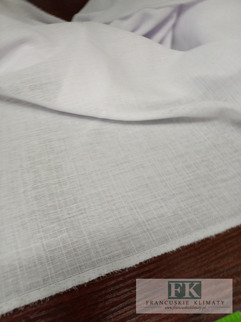 MATERIAŁ , TKANINA BIEL NATURA GRUBY SPLOT szerokość 160 cm
