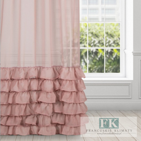 FIRANA BOK 6 FALBAN W STYLU PROWENSALSKIM , FRANCUSKIM , SHABBY, RETRO