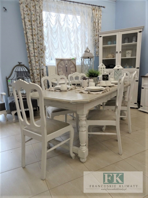 FRANCUSKI STÓŁ 200 cm biały SHABBY PROWANSJA FRANCUSKI STÓŁ 200 cm biały SHABBY PROWANSJA