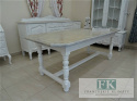 FRANCUSKI STÓŁ 200 cm biały SHABBY PROWANSJA