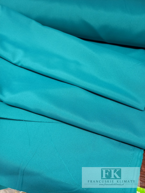 TKANINA MATERIAŁ ZASŁONY OBRUSY TURKUS wys 290 cm