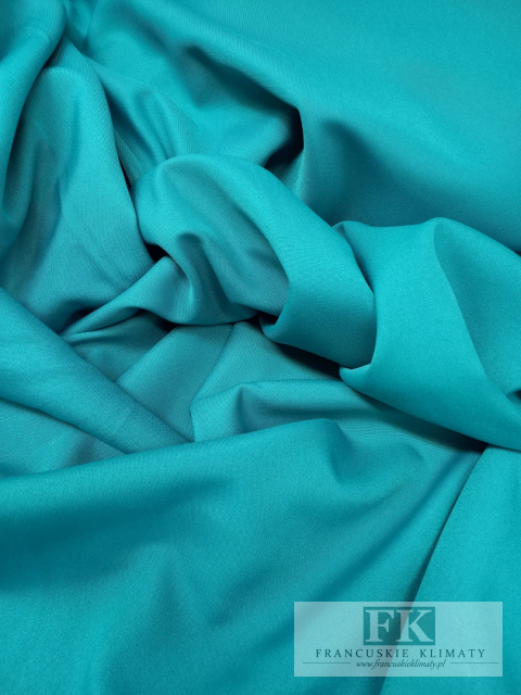 TKANINA MATERIAŁ ZASŁONY OBRUSY TURKUS wys 290 cm