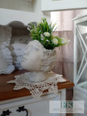 OSŁONKA WAZON WYS 19 CM DONICA CERAMICZNO-BETONOWA GŁOWA OSŁONKA WAZON WYS 19 CM DONICA CERAMICZNO-BETONOWA GŁOWA