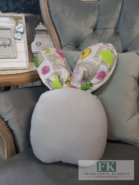 PODUSZKA GŁOWA KRÓLIK ZAJĄC HANDMADE , WYS 50 CM PODUSZKA GŁOWA KRÓLIK ZAJĄC HANDMADE , WYS 50 CM