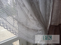 szydełkowa FIRANA GOTOWA szydełko 210X300 niciana BAWEŁNA BIEL BOHO frędzle szydełkowa FIRANA GOTOWA szydełko 210X300 niciana BAWEŁNA BIEL BOHO frędzle