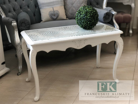 FRANCUSKI STOLIK KAWOWY LUDWIK RATTAN W STYLU PROWANSALSKIM , FRANCUSKIM , SHABBY, CHIC , VINTAGE. FRANCUSKI STOLIK KAWOWY LUDWIK RATTAN W STYLU PROWANSALSKIM , FRANCUSKIM , SHABBY, CHIC , VINTAGE.