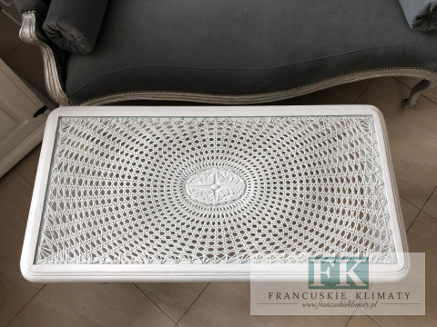 FRANCUSKI STOLIK KAWOWY LUDWIK RATTAN W STYLU PROWANSALSKIM , FRANCUSKIM , SHABBY, CHIC , VINTAGE. FRANCUSKI STOLIK KAWOWY LUDWIK RATTAN W STYLU PROWANSALSKIM , FRANCUSKIM , SHABBY, CHIC , VINTAGE.