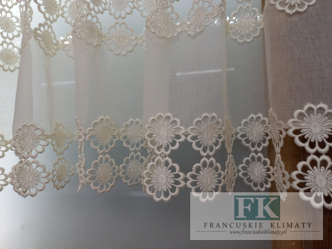 LAMBREKIN ZAZDROSTKA GIPIURA BATYST 300/45-50 cm PROWANSJA SHABBY CHIC VINTAGE LAMBREKIN ZAZDROSTKA GIPIURA BATYST 300/45-50 cm PROWANSJA SHABBY CHIC VINTAGE