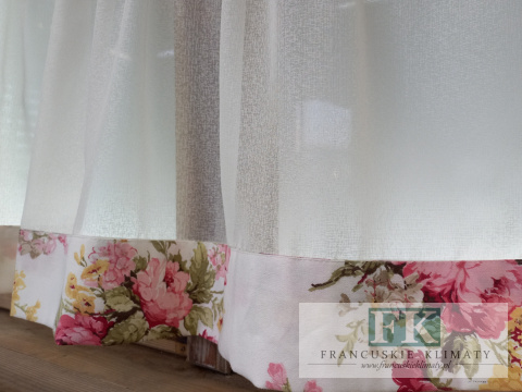 ZAZDROSTKA 130/50 batyst krem , margines kwiaty, PROWANSJA , SHABBY CHIC ZAZDROSTKA 130/50 batyst krem , margines kwiaty, PROWANSJA , SHABBY CHIC
