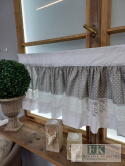 ZAZDROSTKA SZYTA kropki białe na szarym tle, WYS 45 CM SHABBY NA WYMIAR , BAWEŁNA 100% ZAZDROSTKA SZYTA kropki białe na szarym tle, WYS 45 CM SHABBY NA WYMIAR , BAWEŁNA 100%