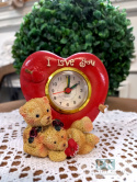 ZEGAREK MISIE WYS 8,5 CM LOVE SERCE ZEGAREK MISIE WYS 8,5 CM LOVE SERCE